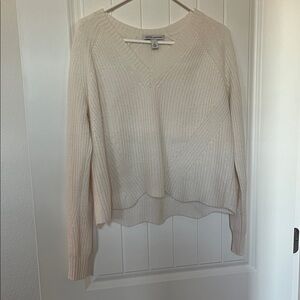 Women's Autumn Cashmere Cream Sweater